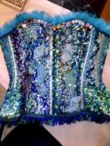 bead embroidered corset by Suzanne Forbes 2013