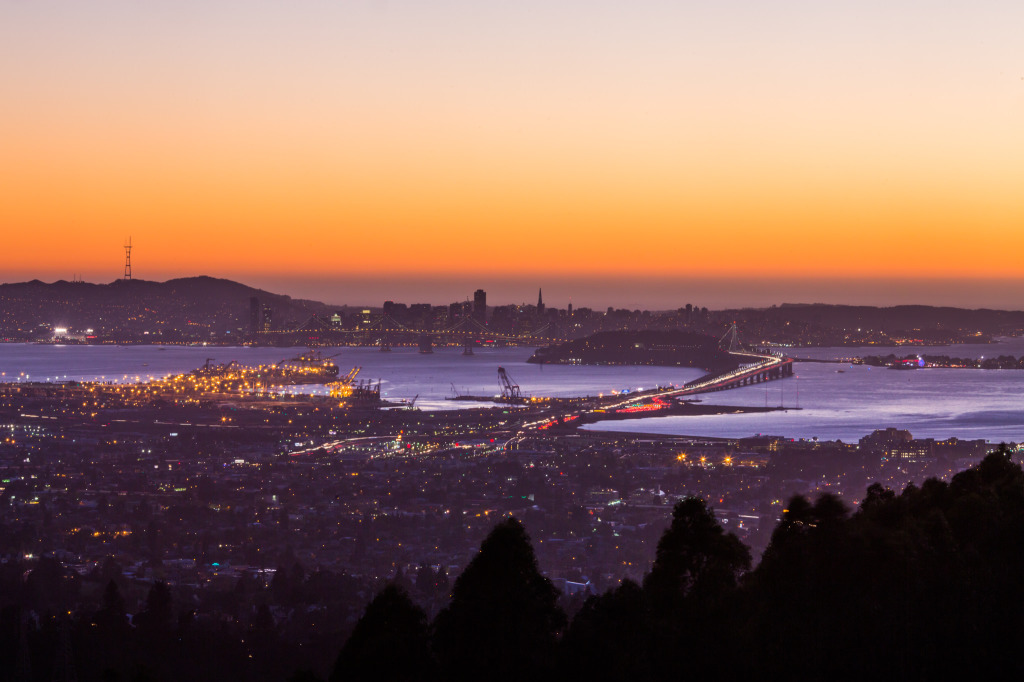 Oakland Sunset by Thomas Hawk
