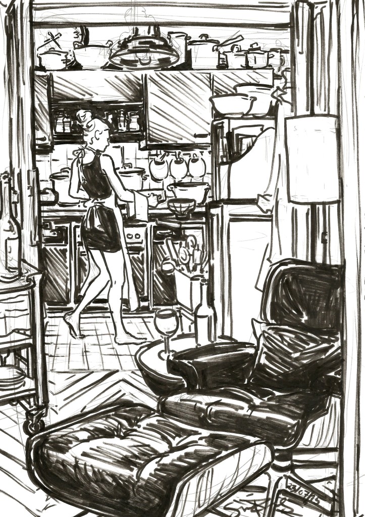 Original drawing by Suzanne Forbes July 2015