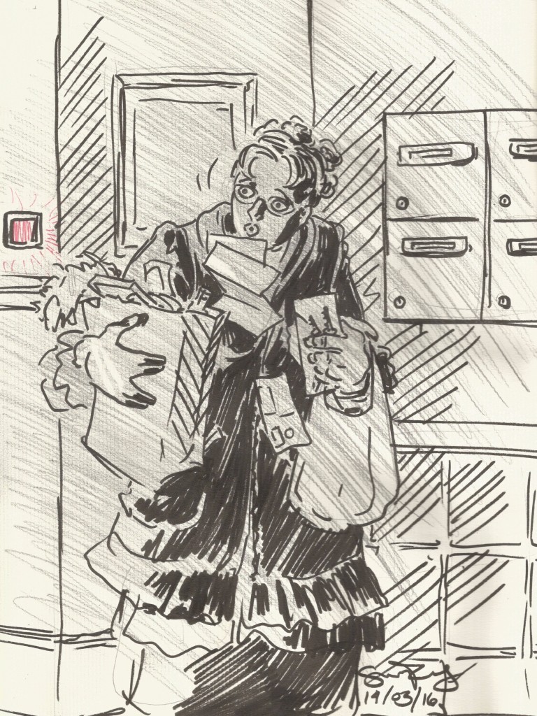 Original drawing by Suzanne Forbes March 2016