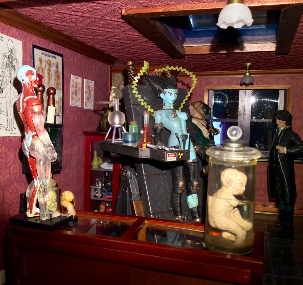 Action Figure Dollhouse by Suzanne Forbes