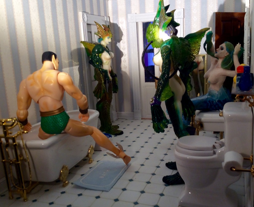 Action figure dollhouse Suzanne Forbes