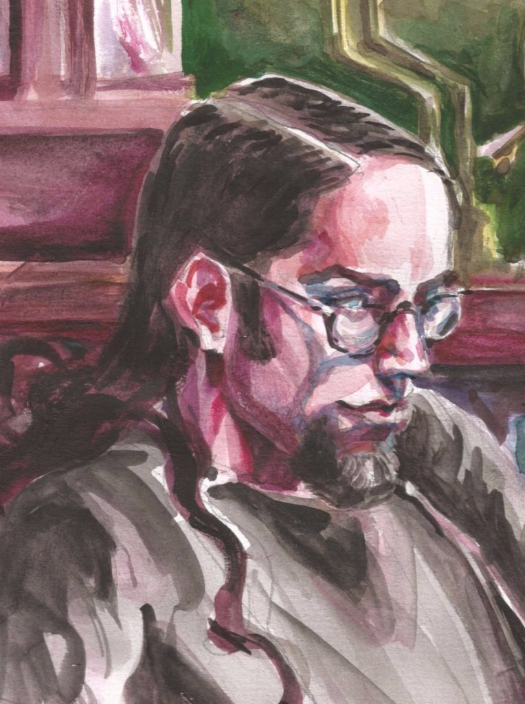 Dan McArdle by Suzanne Forbes Aug 28 2016 Berlin - close up