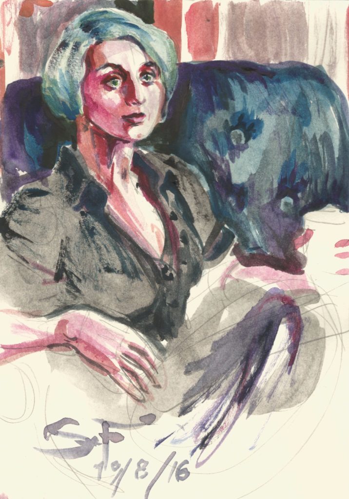 Eva in Berlin August 19 2016 by Suzanne Forbes