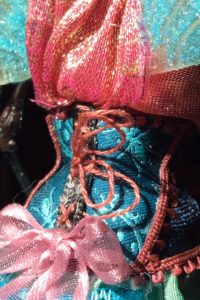 Horrible dolly miniature corset laces Suzanne Forbes Sept 2016