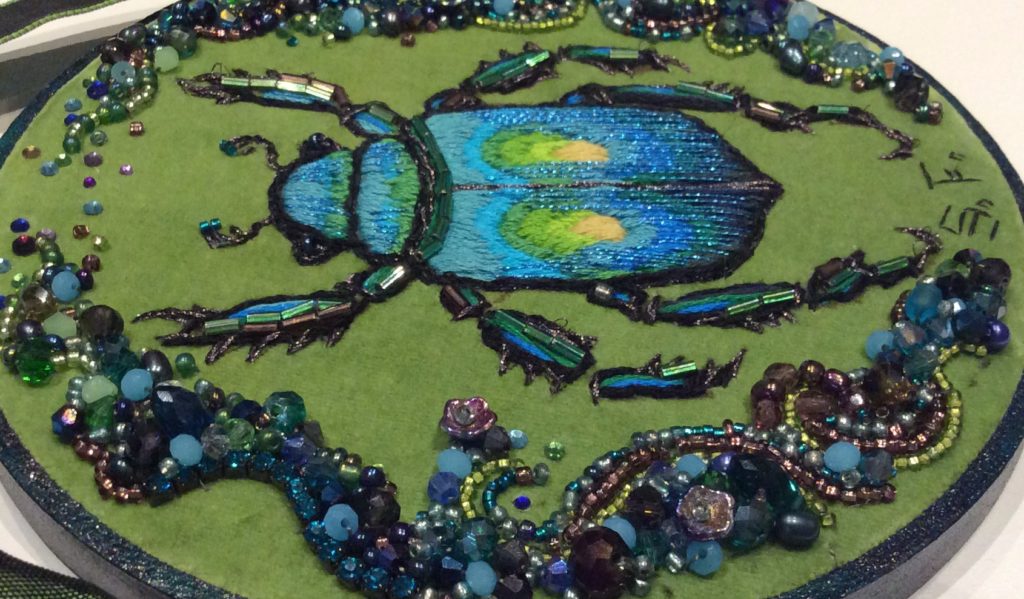 Suzanne Forbes beaded beetle August 2016