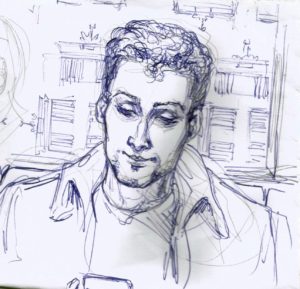 drawing by Suzanne Forbes April 2015