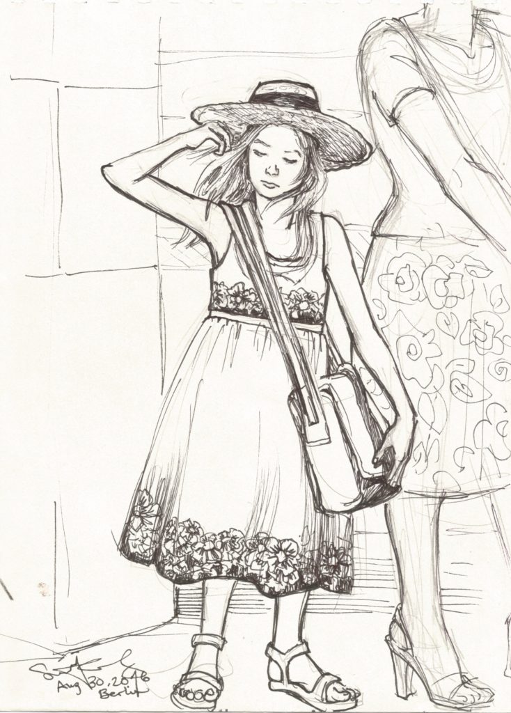 in the ubahn by Suzanne Forbes Aug 30 2016