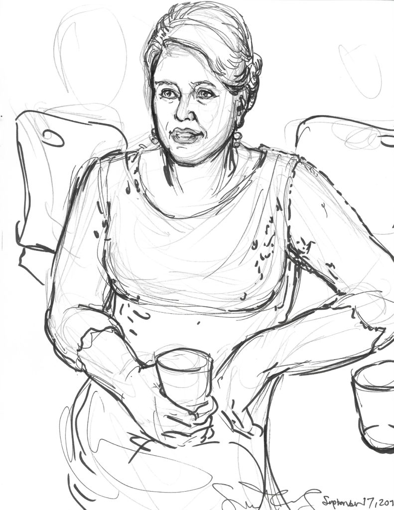 drawing by Suzanne Forbes Sept 17 2016