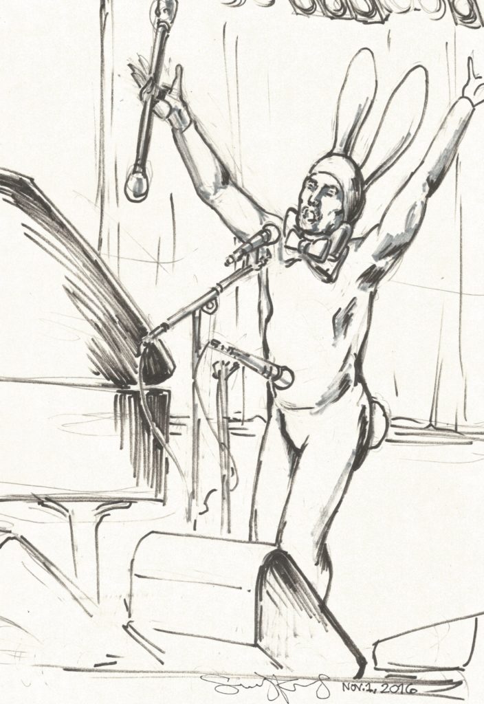 Scotty the Blue Bunny in Berlin by Suzanne Forbes Nov 1 2016