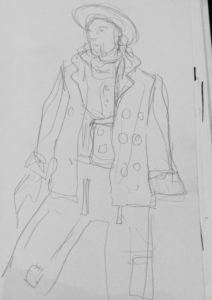 sketch for The Walz by Suzanne Forbes November 15 2016