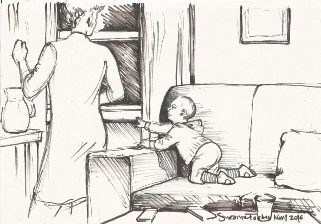 Amanda Palmer and Ash in the Green Room by Suzanne Forbes Nov 1 2016