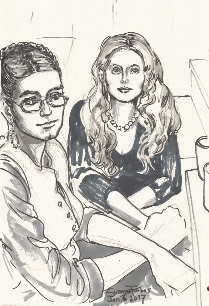 anandamayi and alexis by Suzanne Forbes Jan 6 2016