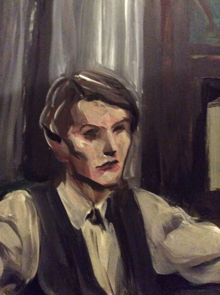 Bryce in library by Suzanne Forbes Feb 12 2017 WIP.