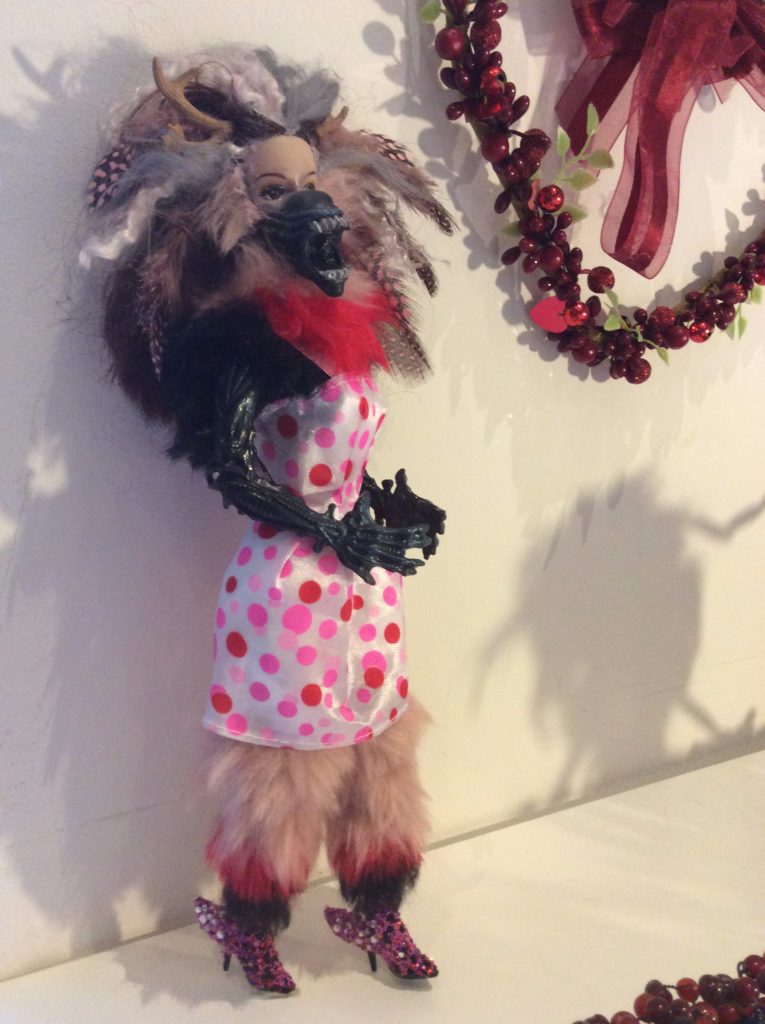 Monster doll mouth by Suzanne Forbes Feb 2017