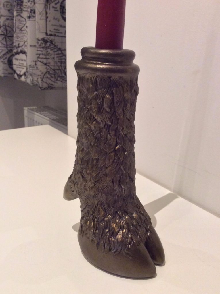 Sculpted goat foot candleholder by Suzanne Forbes Feb 28 2017