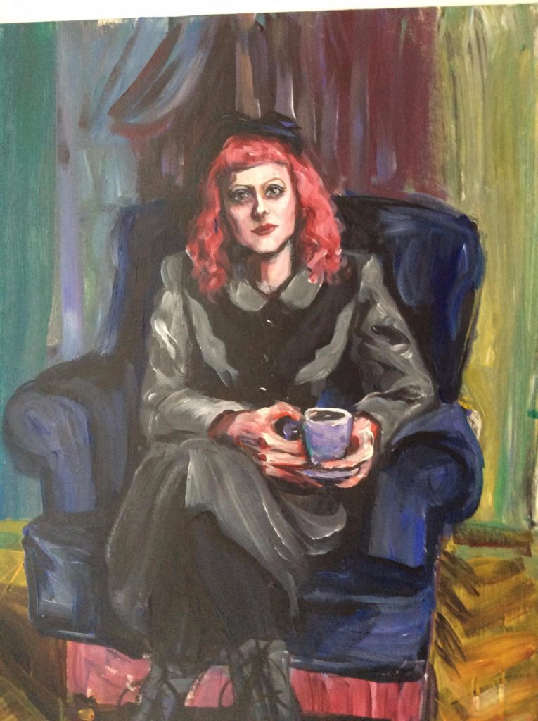 Victoria Victrola by Suzanne Forbes WIP Feb 27 2017