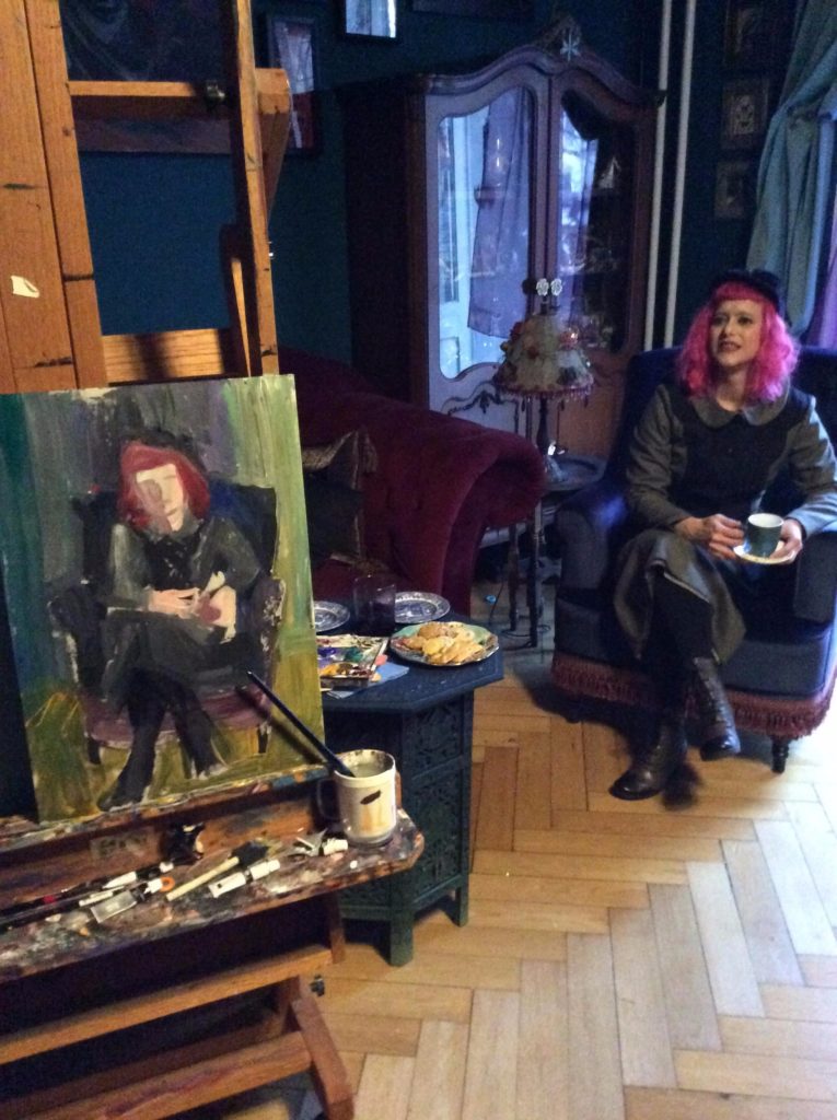 Victoria Victrola by Suzanne Forbes WIP Feb 27 2017