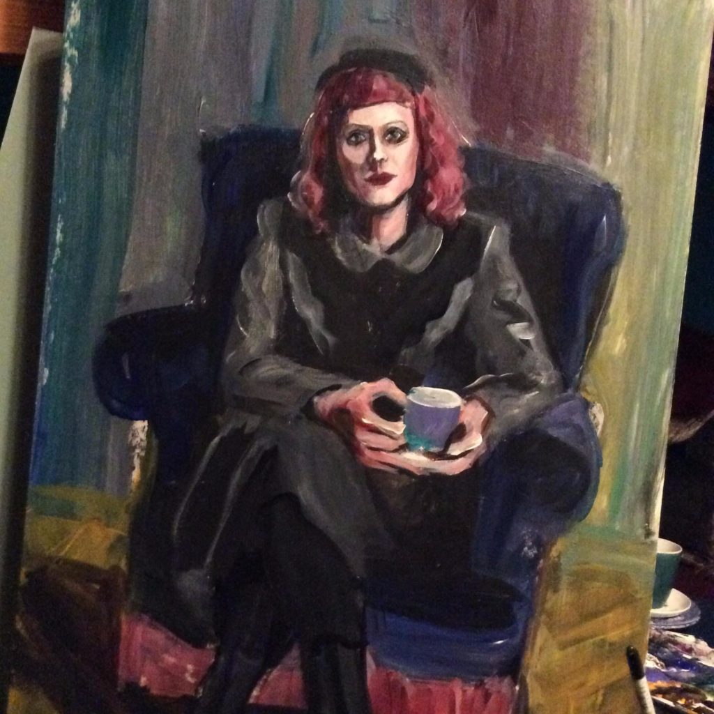 Victoria Victrola by Suzanne Forbes WIP Feb 27 2017