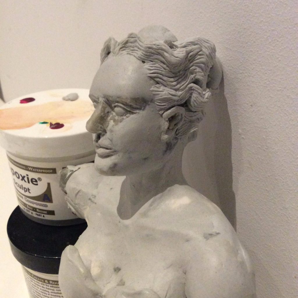 sculpting with epoxy clay