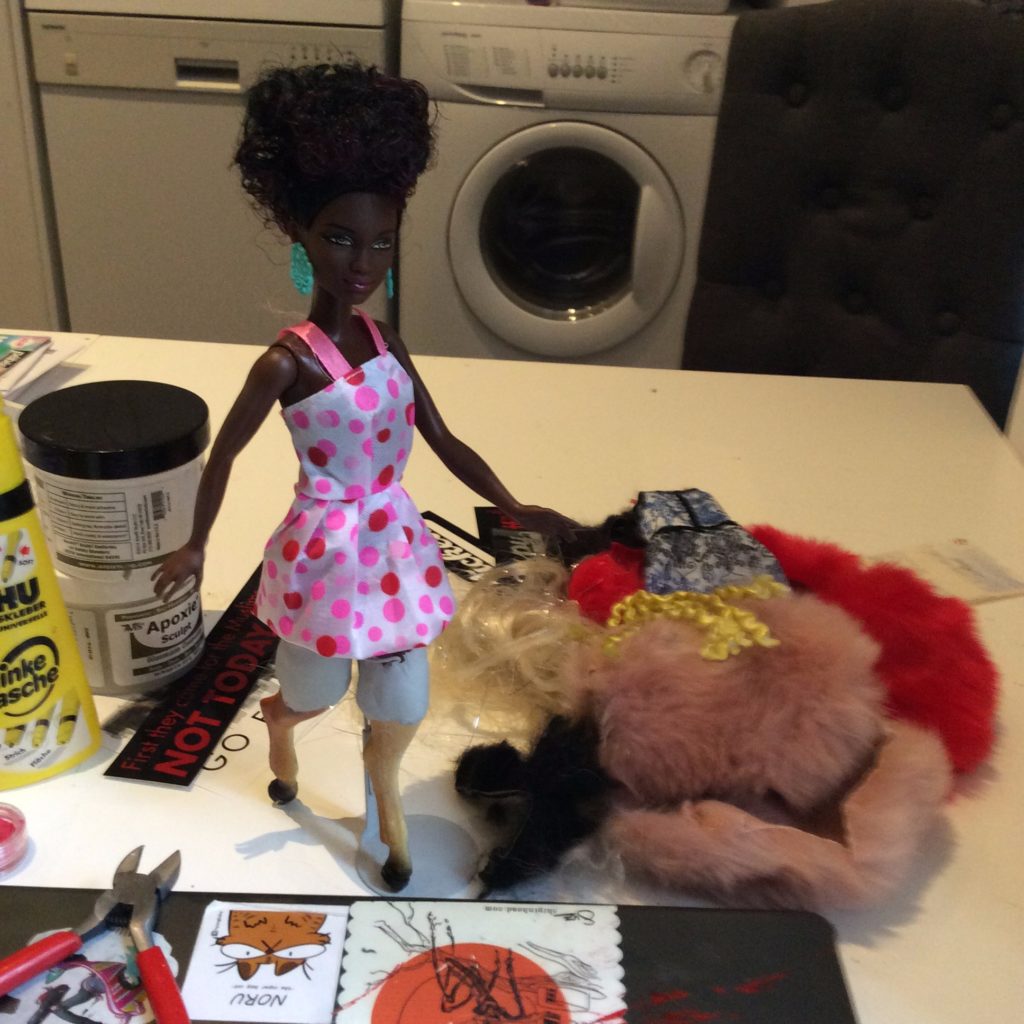 barbie faun maenad wip Suzanne Forbes Feb 2017