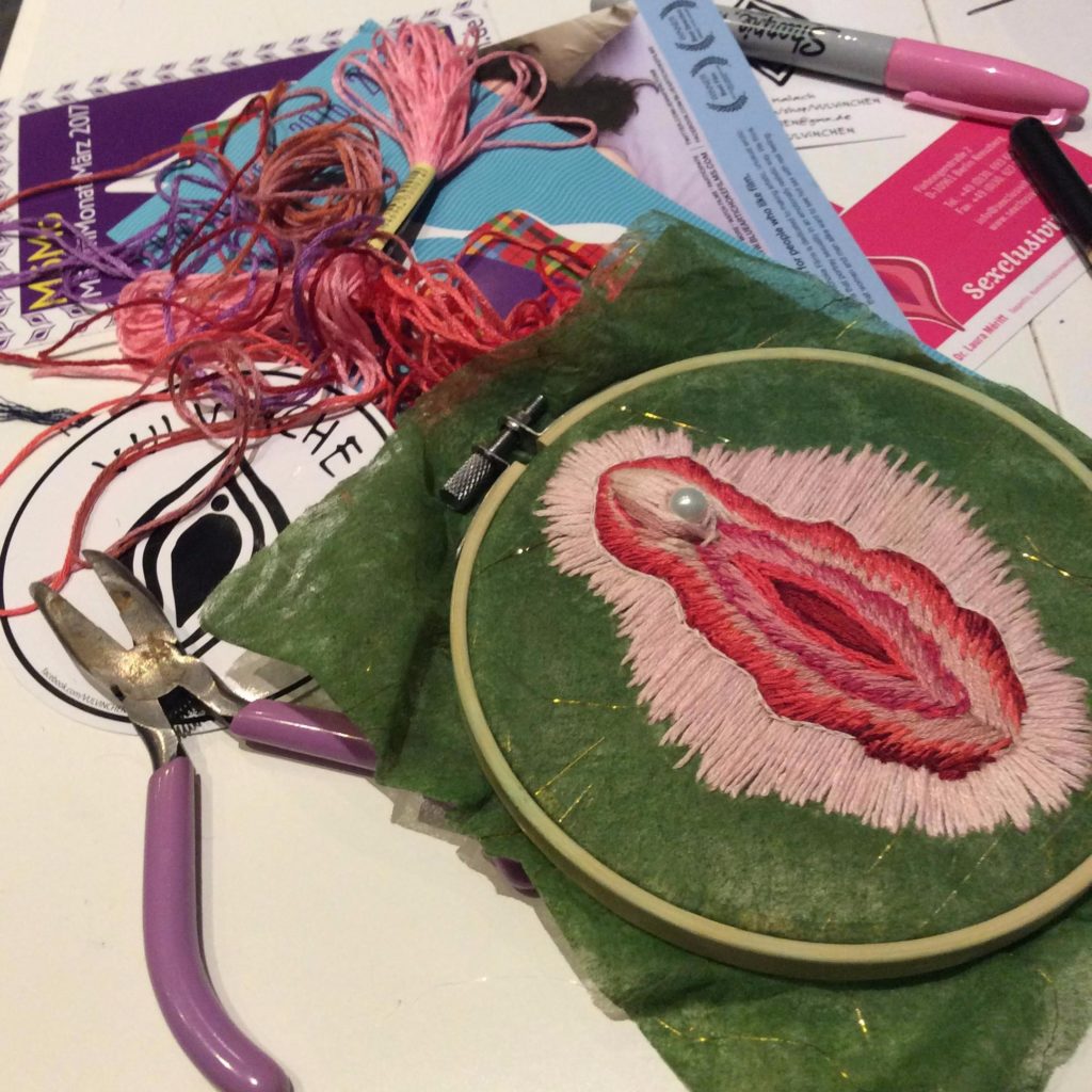 By Suzanne Forbes March 2017 tribute JudyChicagoxAnnieSprinkle WIP