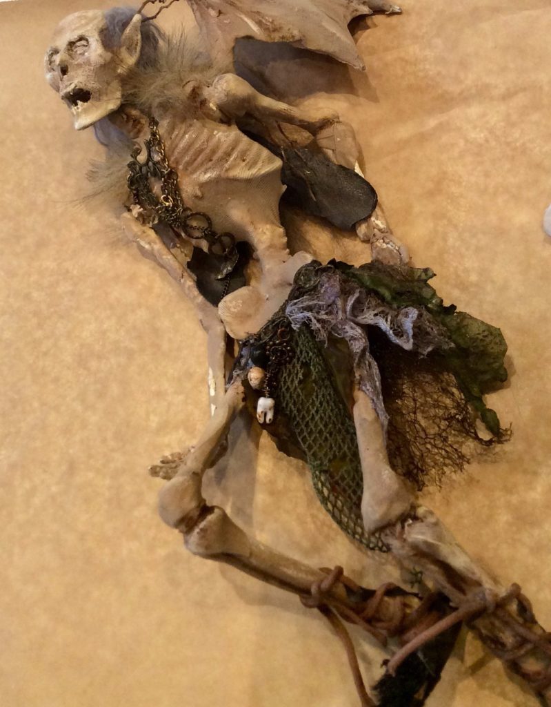 Fairy King mummy doll by Suzanne Forbes March 2017