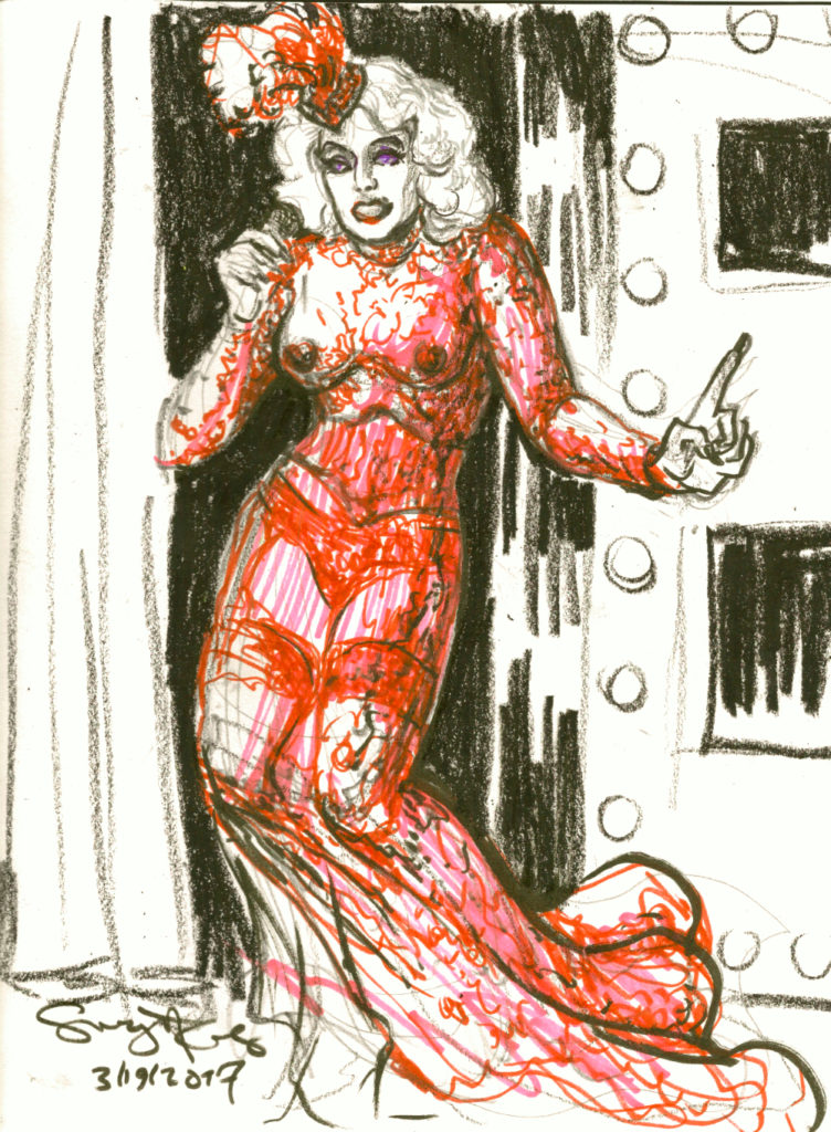 Sheila Wolf at Vaudeville Variety Wintergarten Berlin March 19 2017 by Suzanne Forbes