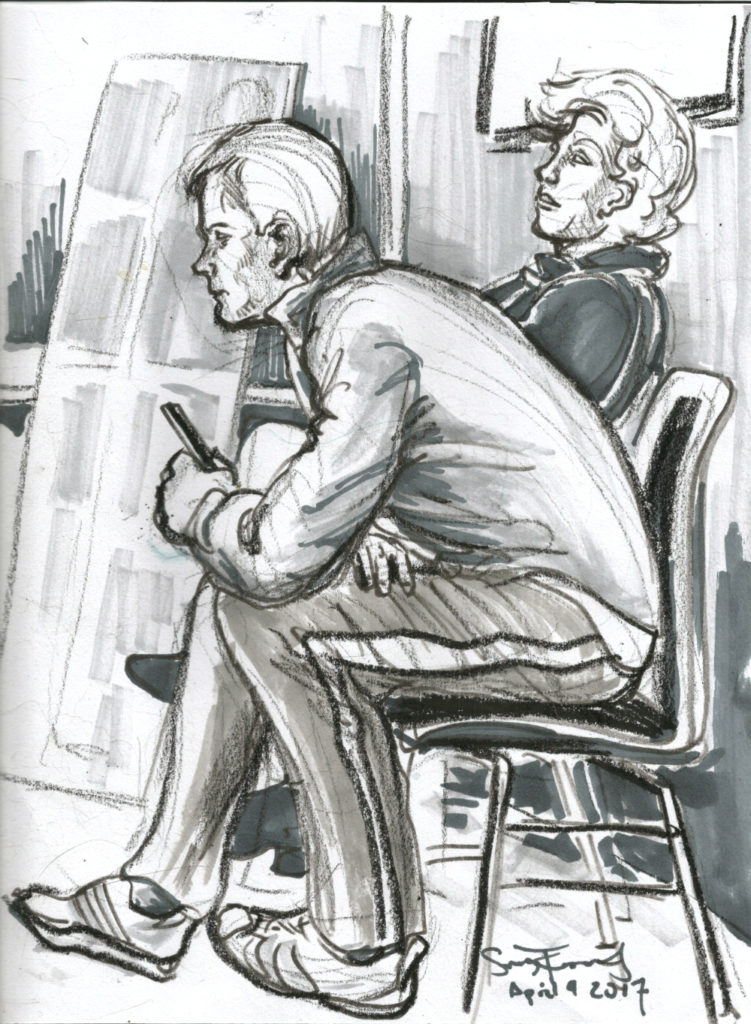 Charite guy and gal by Suzanne Forbes April 4 2017