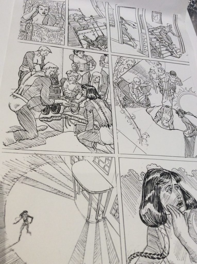 New Mutants sample page Rachel Ketchum 1992