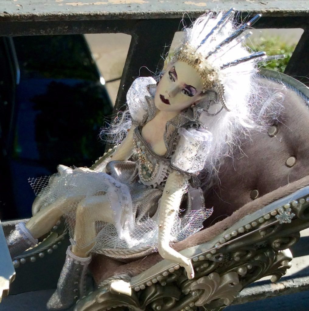Snow Queen OOAK Doll by Suzanne Forbes