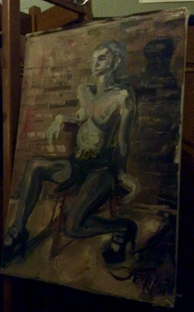 30 minute painting of Miss Natasha Enquist painted by Suzanne Forbes at Ludwig Berlin Aug 19 2017