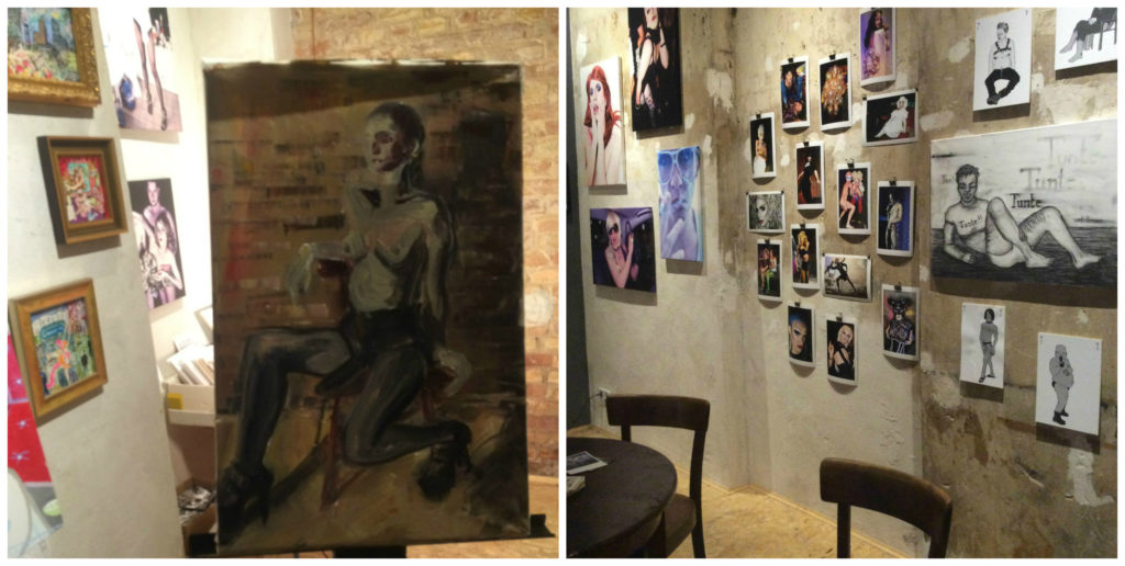 30 minute portrait of Miss Natasha Enquist by Suzanne Forbes and Fluid Gallery at Ludwig Berlin Aug 10 2017