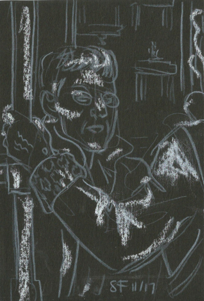 black and white unterwegs arm november 2017 Suzanne Forbes