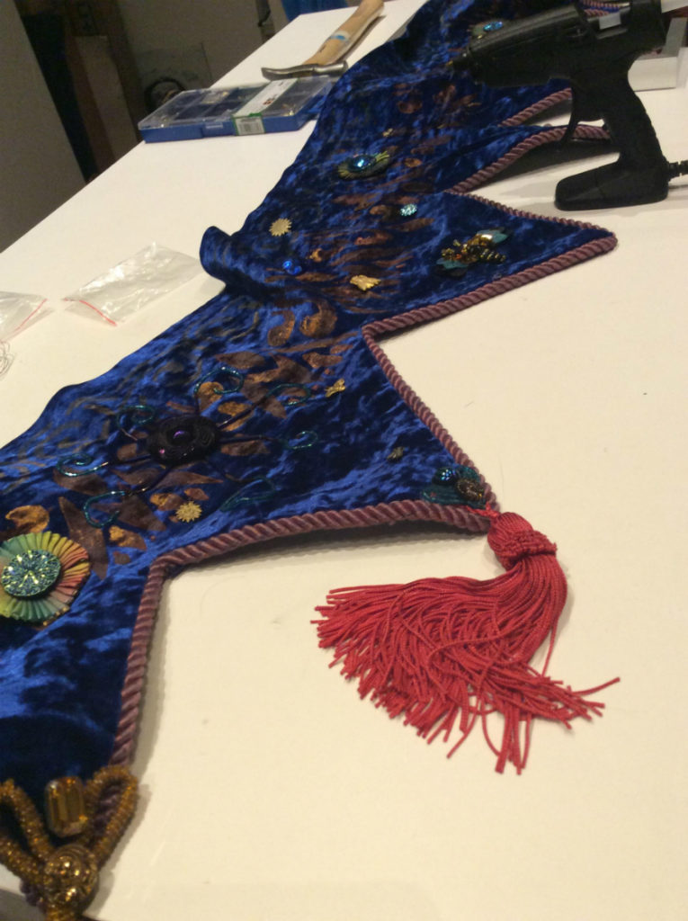 mantel scarf by suzanne forbes 2000