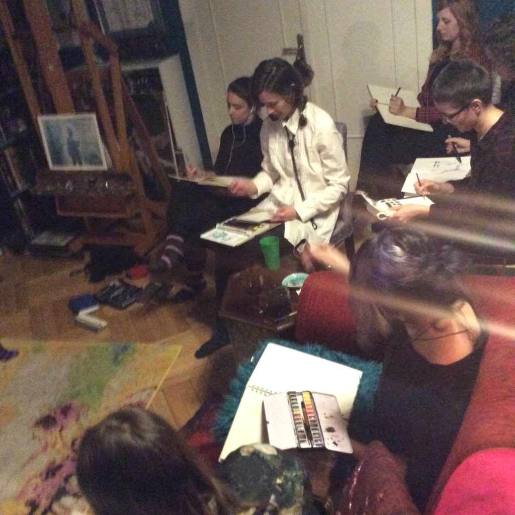 womens art salon oct 30 2017 photo by Suzanne Forbes