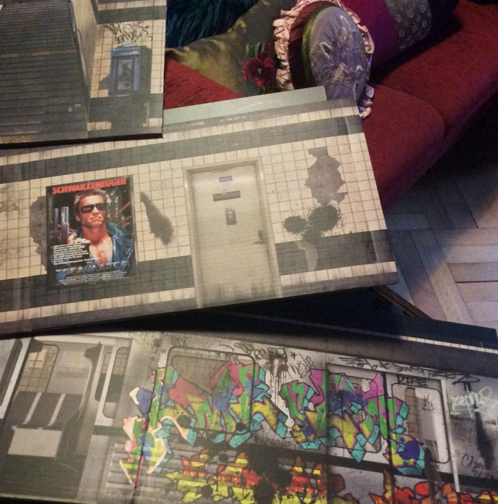 Customized memorial subway station panels Suzanne Forbes dec 2017