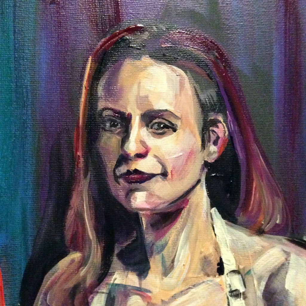 A and C wedding portrait C detail by Suzanne Forbes Jan 3 2018