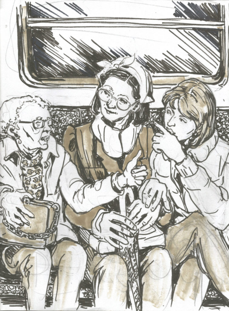 Advice giving on the U Bahn by Suzanne Forbes Feb 23 2018