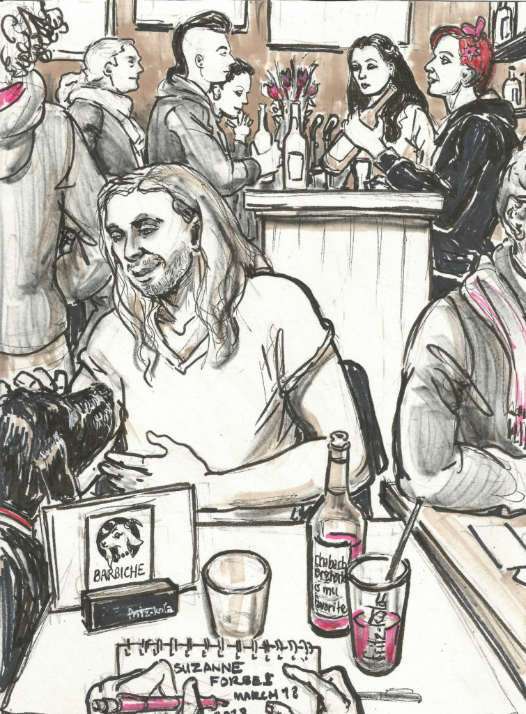 At Barbiche March 18 2018 by Suzanne Forbes