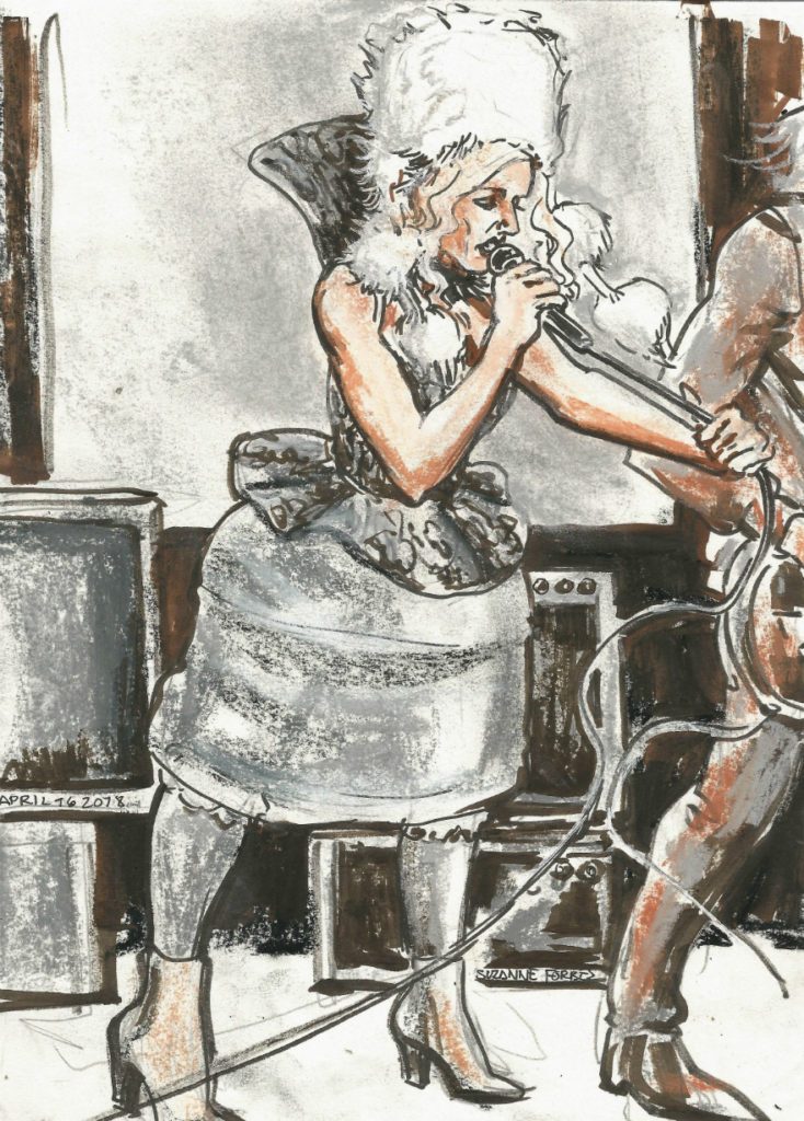 Dawn Das Fluff at Merlins Berlin Nr 6 by Suzanne Forbes April 16 2018