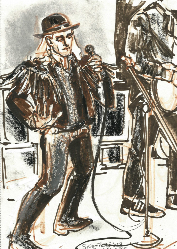 Merlin Dietrich at Merlins Berlin Nr 6 by Suzanne Forbes April 16 2018